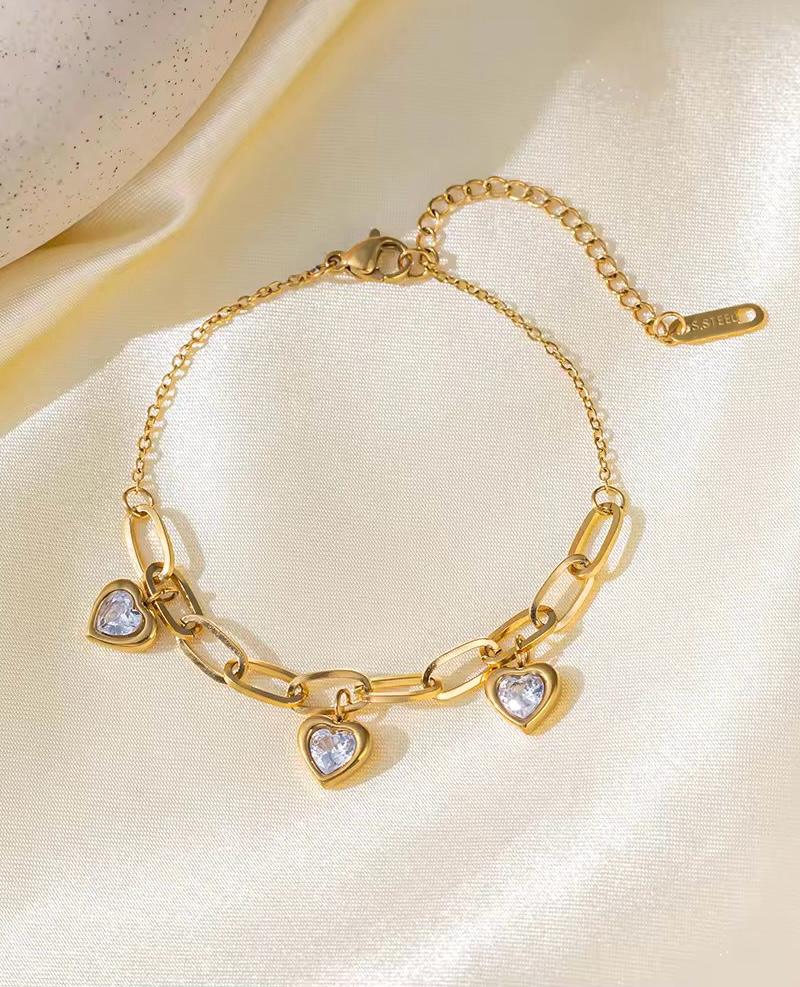 CUBAN HEART BRACELET