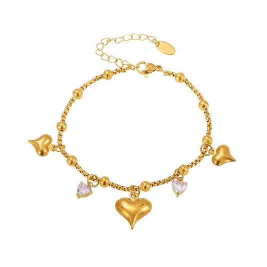 CHUNKY HEART BRACELET