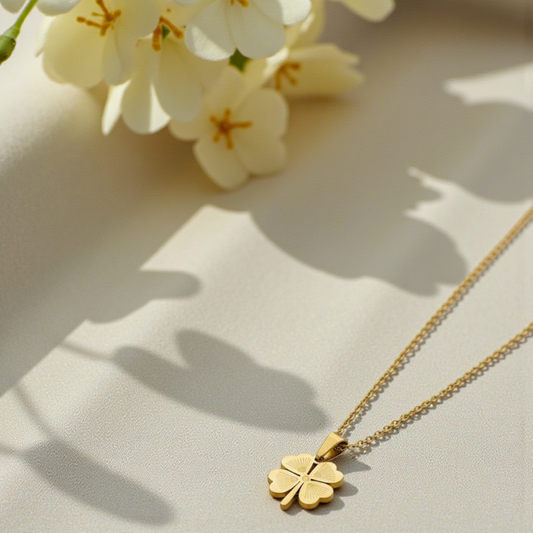 GOLDEN CLOVER NECKLACE