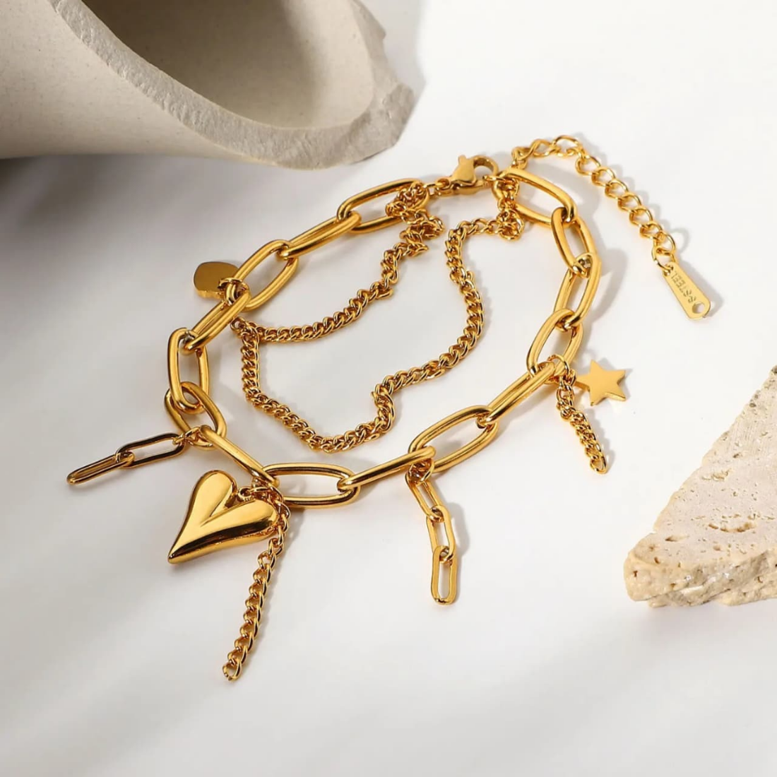 GOLDEN HOUR CHARM STACK