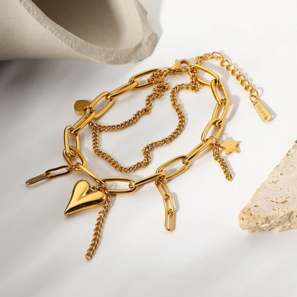 GOLDEN HOUR CHARM STACK