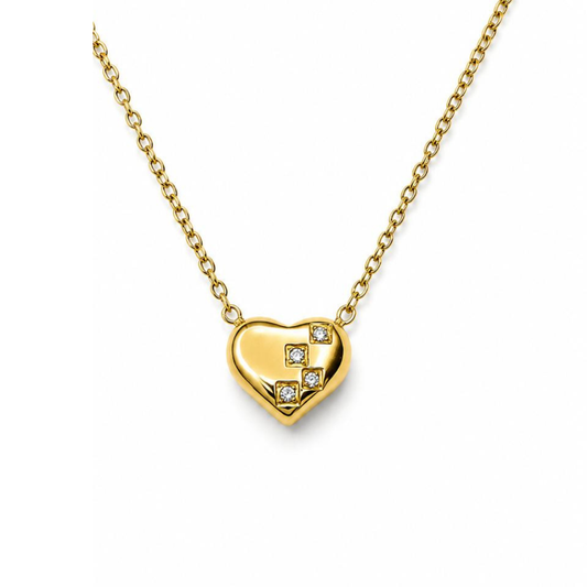 DIAMOND HEART NECKLACE