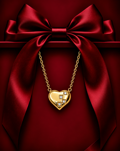 DIAMOND HEART NECKLACE