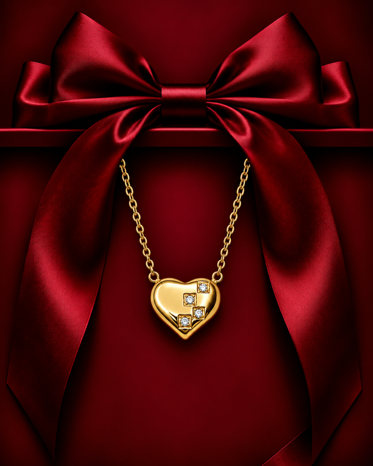 DIAMOND HEART NECKLACE
