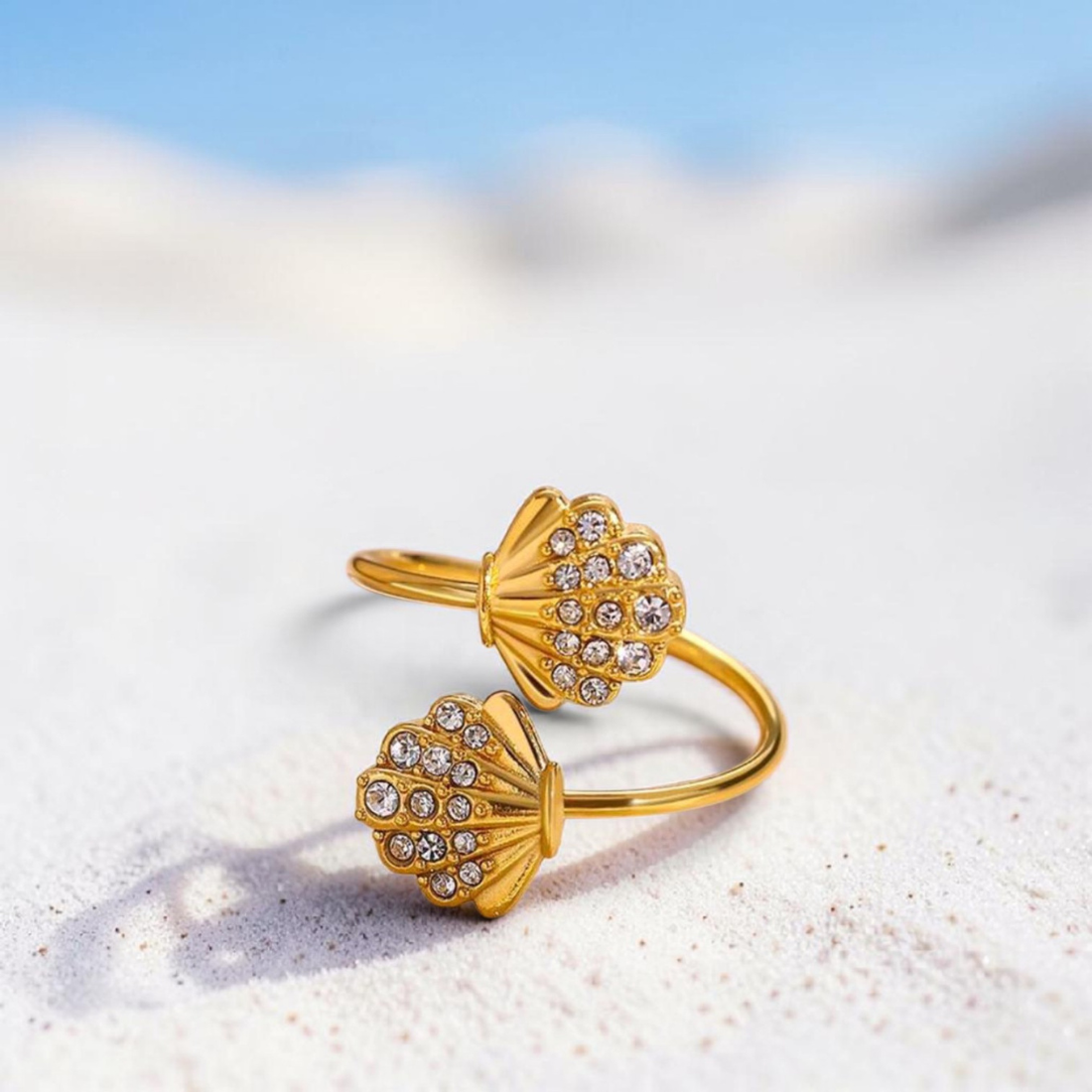 SEA SHELL RING ADJUSTABLE