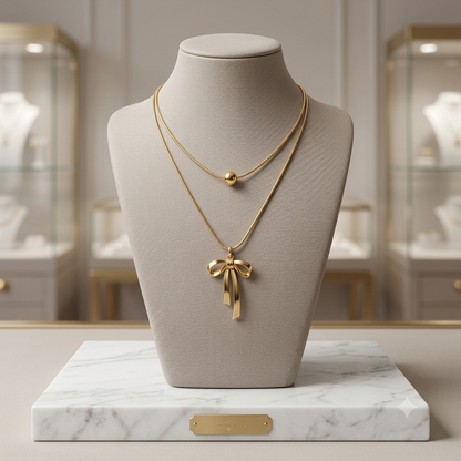 DOUBLE LAYER NECKLACE