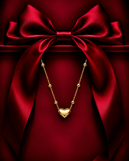 MINIMAL HEART NECKLACE