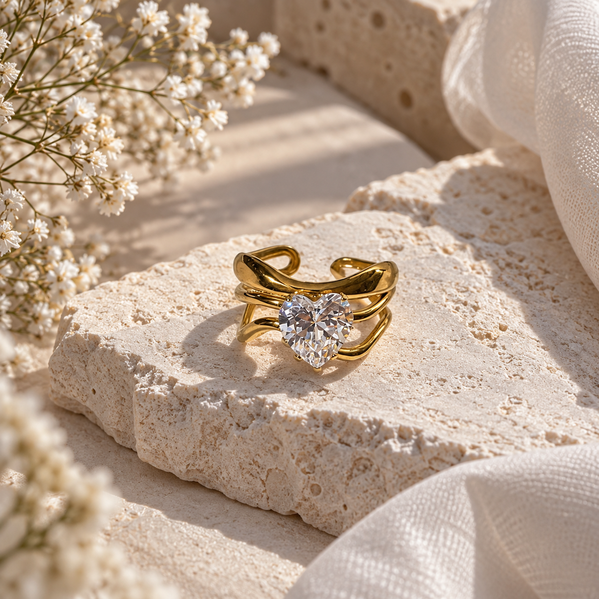 LUMINA DIAMOND ADJUSTABLE RING