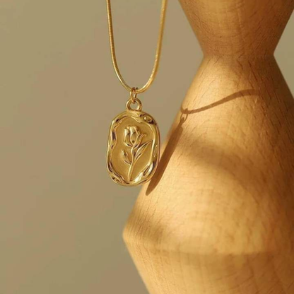 TULIP NECKLACE (GOLDEN)