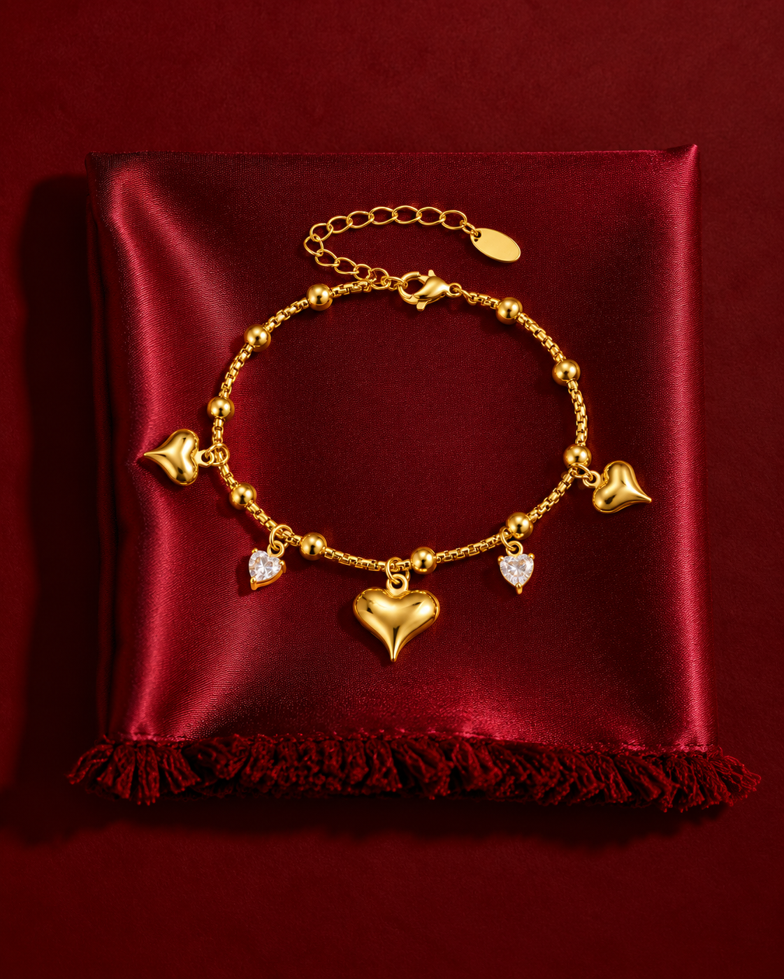 CHUNKY HEART BRACELET
