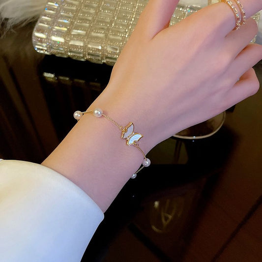 BEADED BUTTERFLY BRACELET