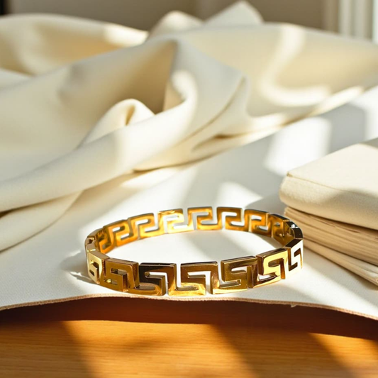 GREEK GOLD BANGLE