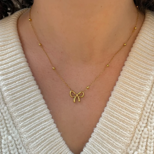 BOW POOKIE NECKLACE