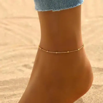 GOLDEN BALL ANKLET