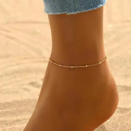 GOLDEN BALL ANKLET
