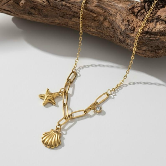 CHUNKY SHELL NECKLACE