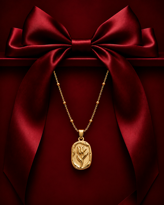 TULIP NECKLACE (GOLDEN)