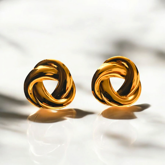 Round Hoop Earrings - Stainless Steel Earrings - Anti Tarnishing