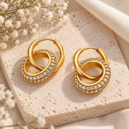 HANGING DIAMOND EARRINGS