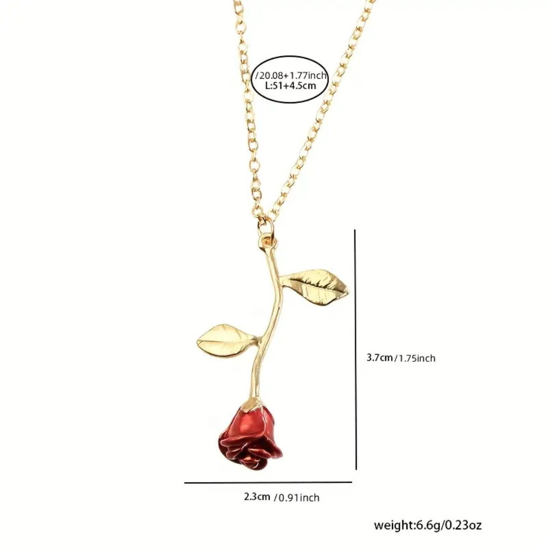 ROMANCE ROSE NECKLACE