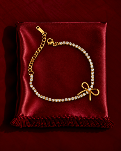 DIAMOND BOW BRACELET