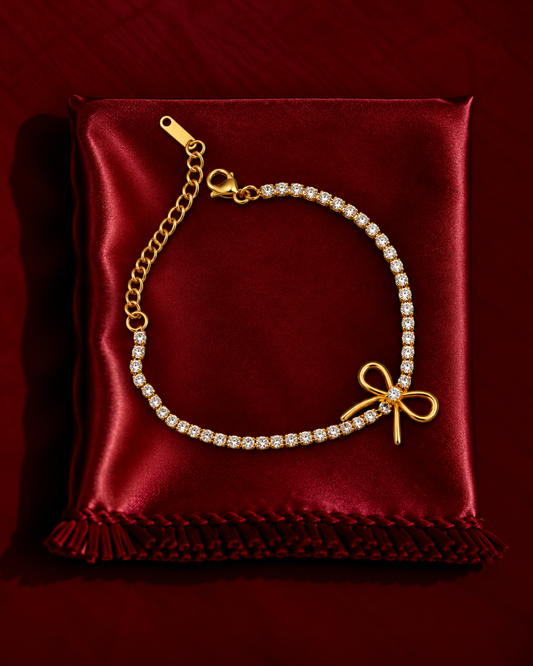 DIAMOND BOW BRACELET
