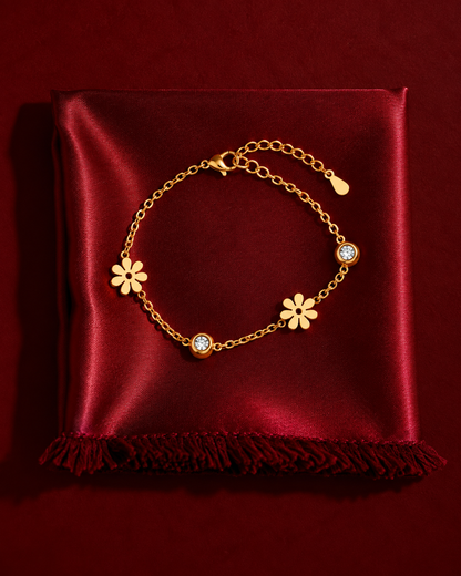 DAISY FLOWER BRACELET