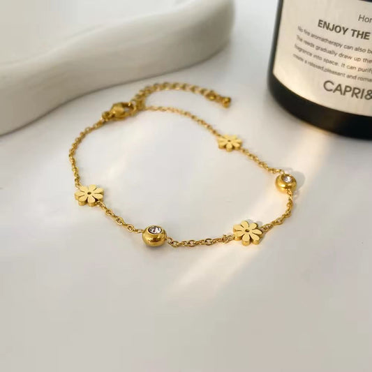 DAISY FLOWER BRACELET