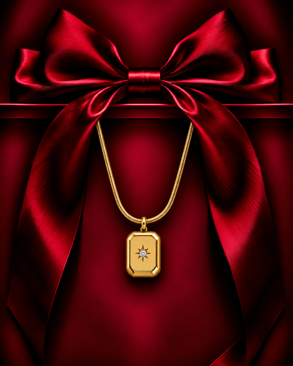 GOLDSUN BAR NECKLACE
