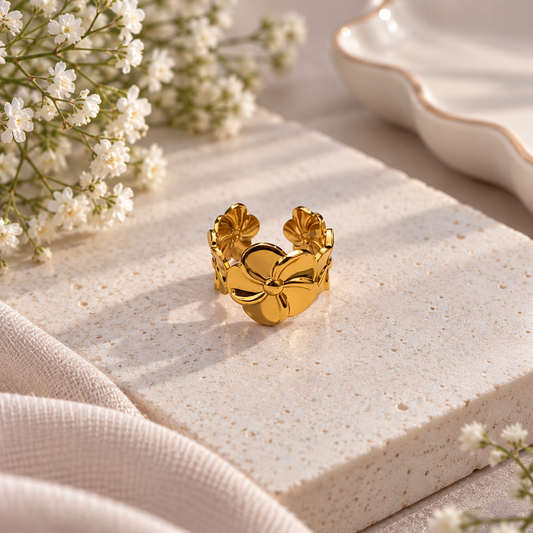 BLOSSOM RING ADJUSTABLE