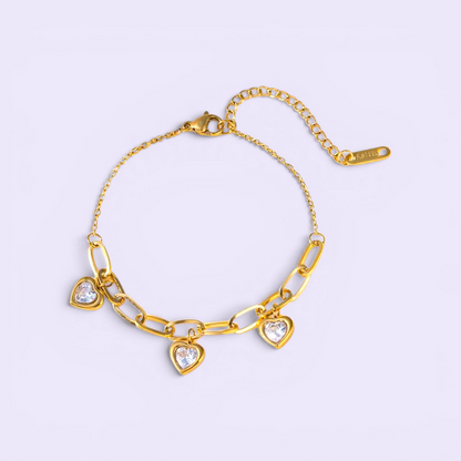 CUBAN HEART BRACELET