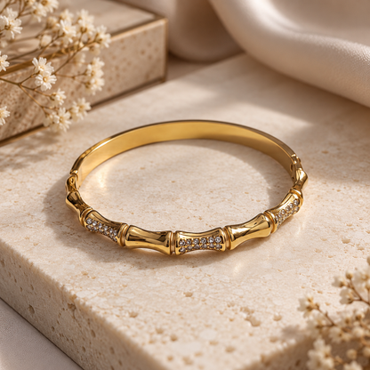 BAMBOO DIAMOND HANDCUFF
