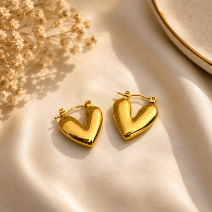 LUXURY HEART EARRINGS
