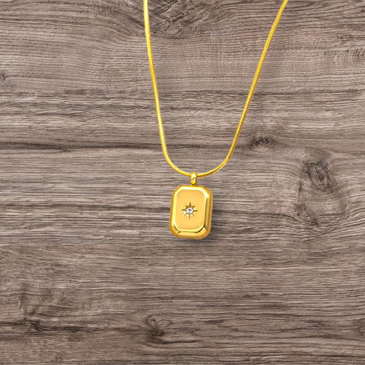 LUXURY GOLDSUN BAR NECKLACE