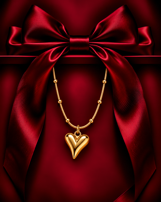 LOVE LOCKED HEART NECKLACE