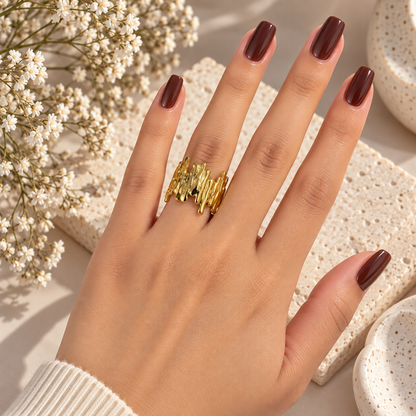 GEOMETRIC ADJUSTABLE RING