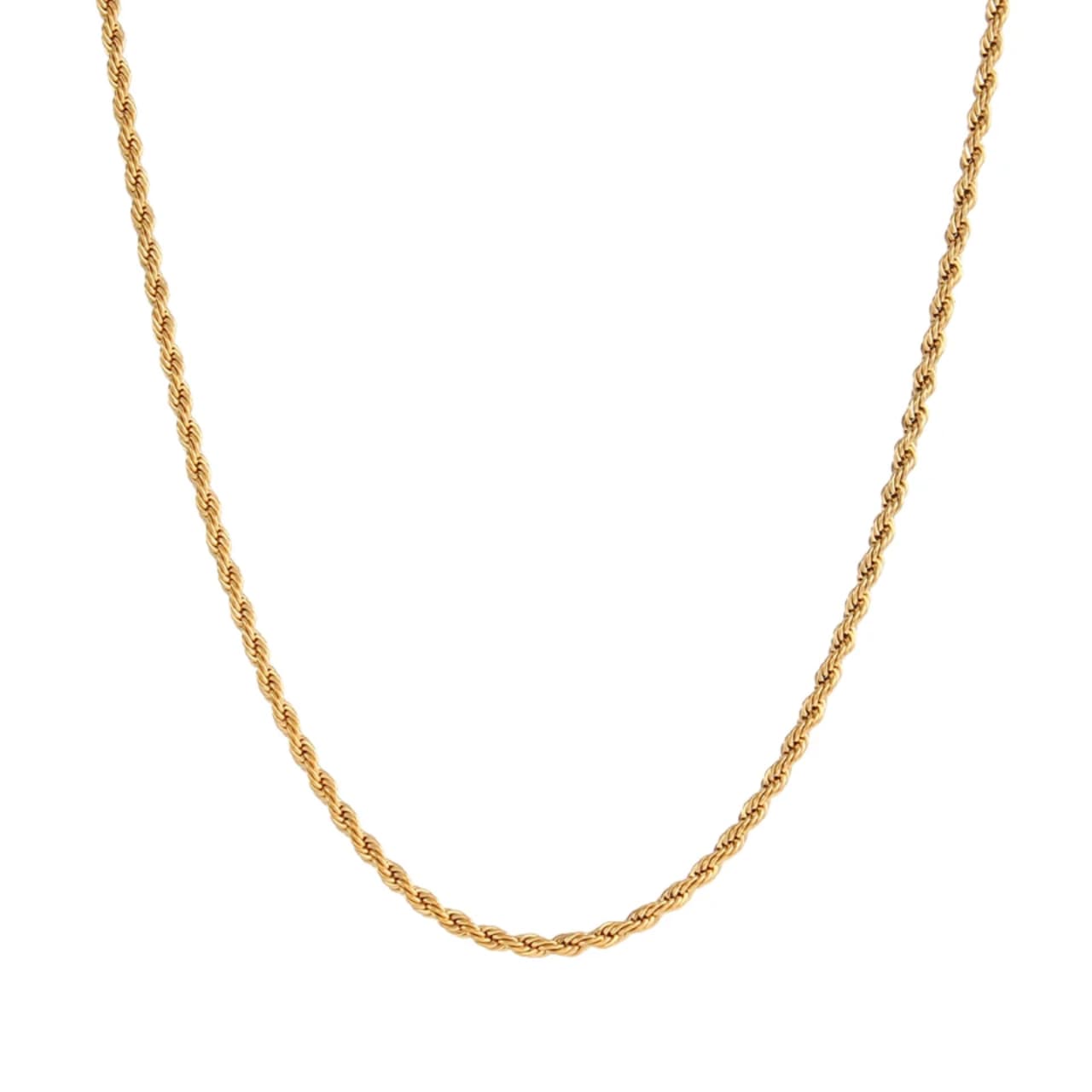TWISTED ROPE NECKLACE