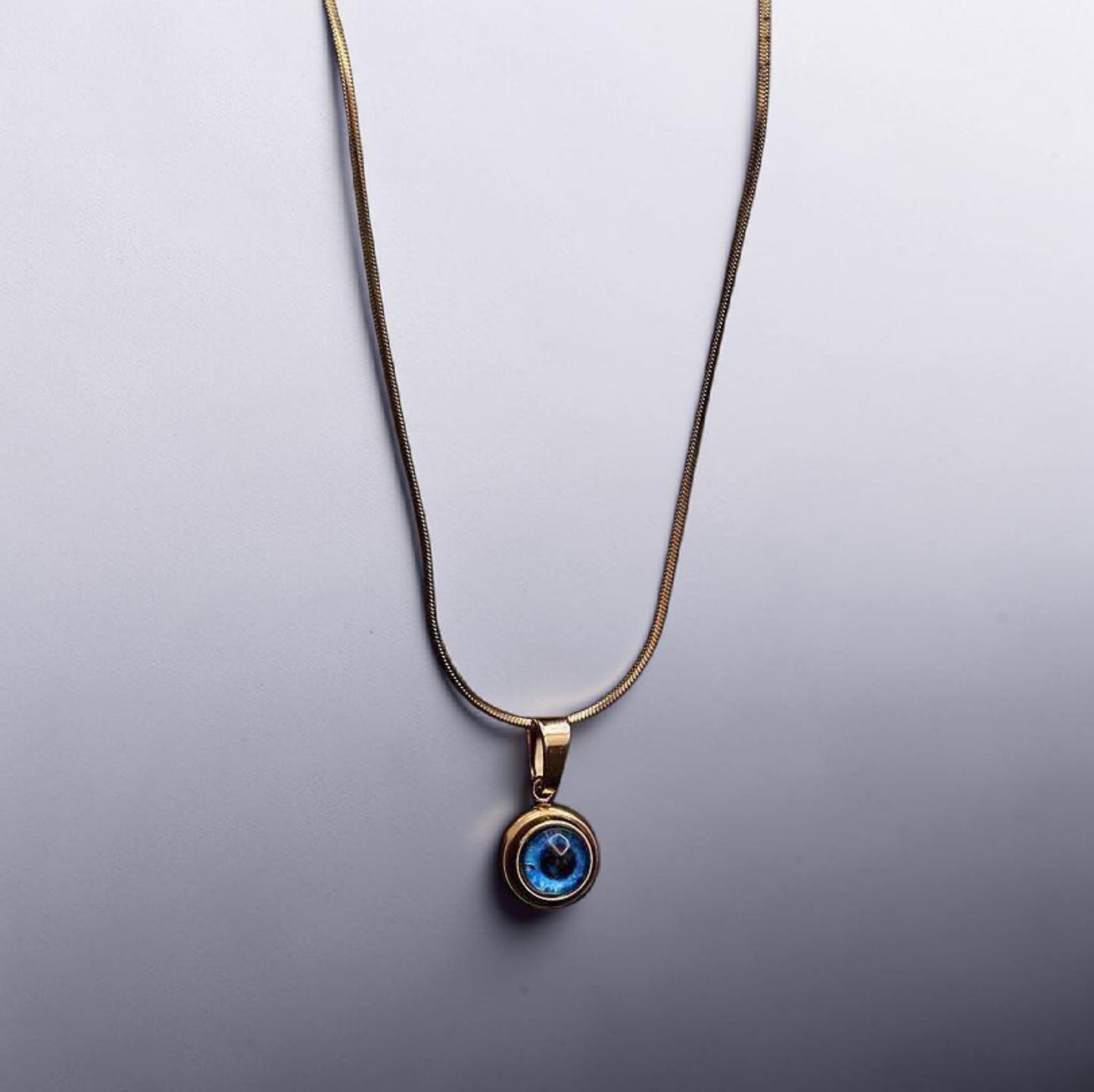 BLUE EVIL EYE NECKLACE