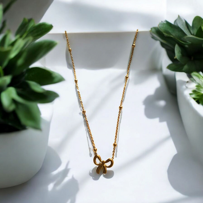BOW POOKIE NECKLACE