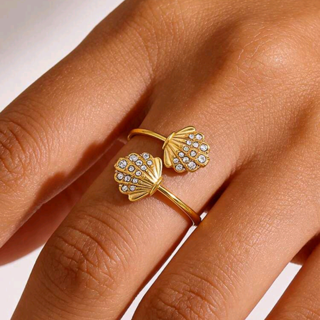 SEA SHELL RING ADJUSTABLE