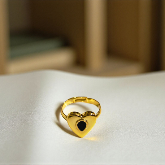 LUXURY HEART RING ADJUSTABLE