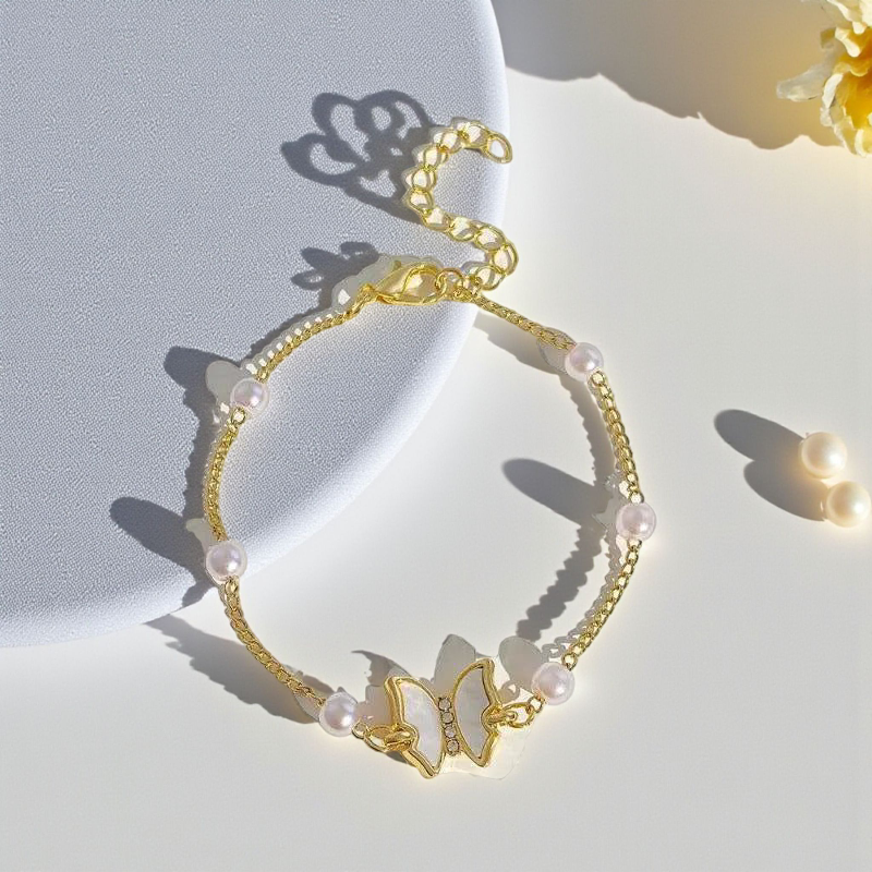 BEADED BUTTERFLY BRACELET