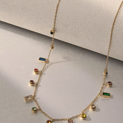 CHROMA ZIRCONIA NECKLACE